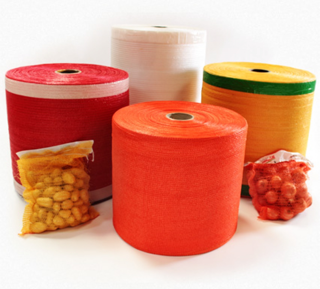 Sacs raschel en rouleaux